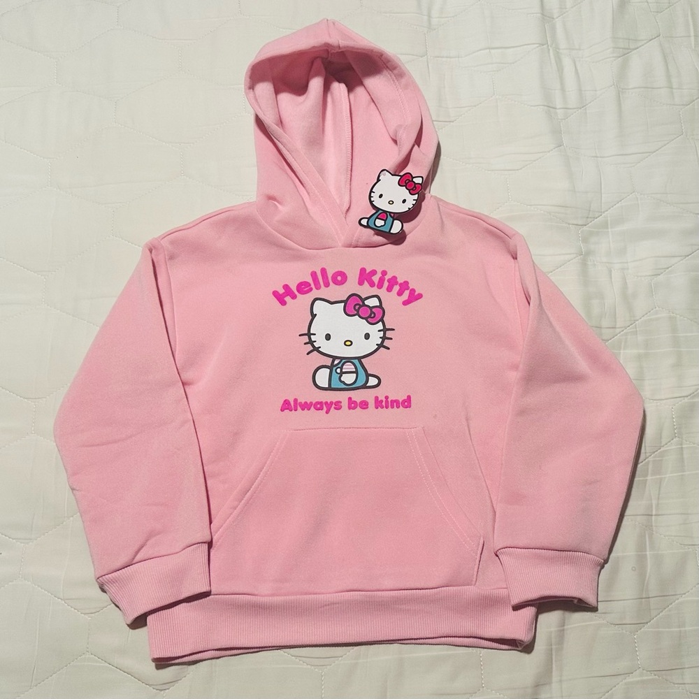 NWT Sanrio Hello Kitty Pink Hoodie with Cute Design